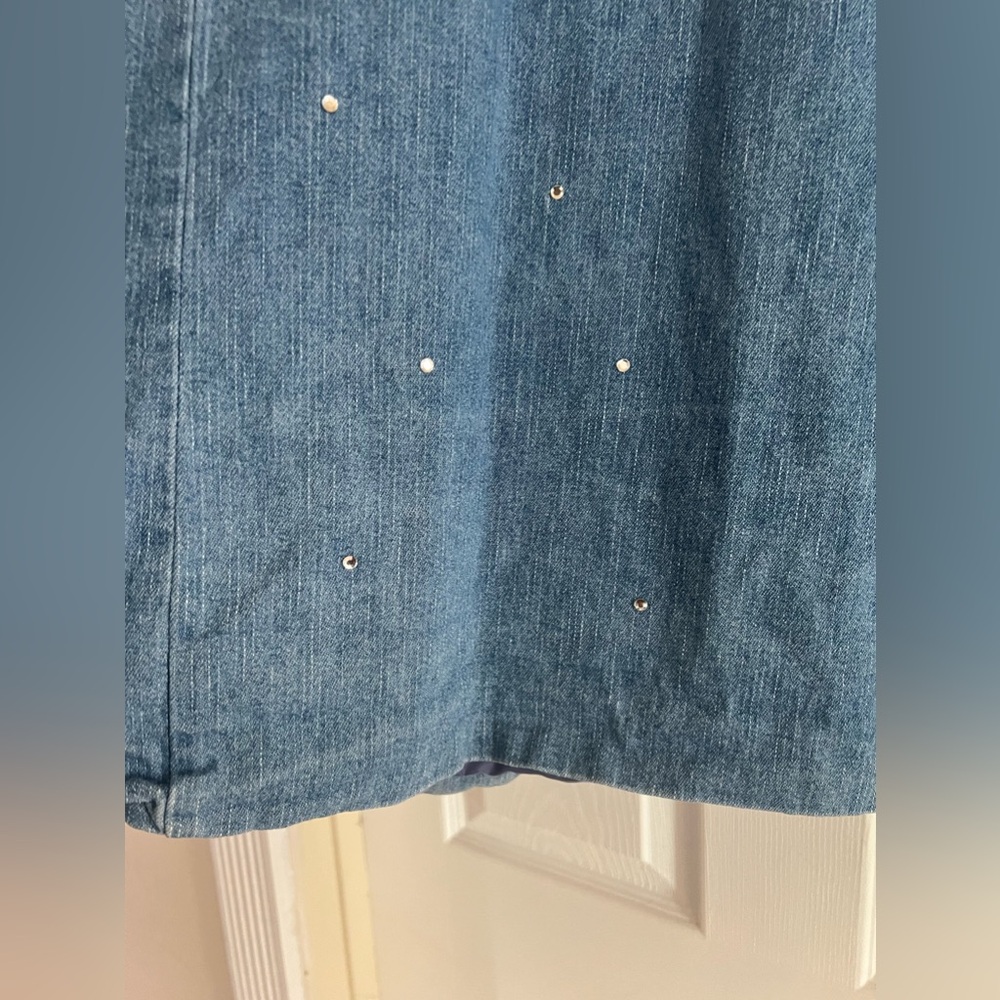 The Quacker Factory Denim Rhinestone Jacket - Picture 13 of 15